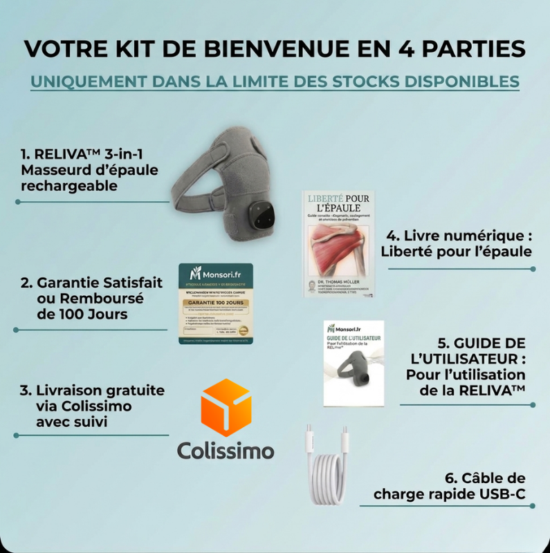 Reliva™ Masseur d'Épaule 3-en-1