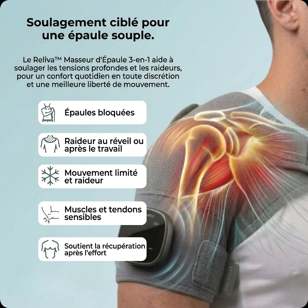 Reliva™ Masseur d'Épaule 3-en-1