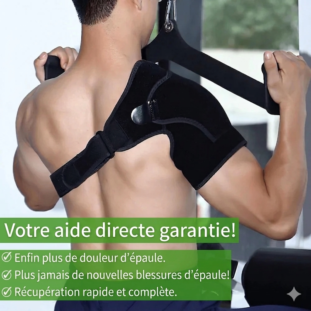 Scapulix™ – Support d'Épaule Ajustable pour un Soulagement Immédiat de la Douleur