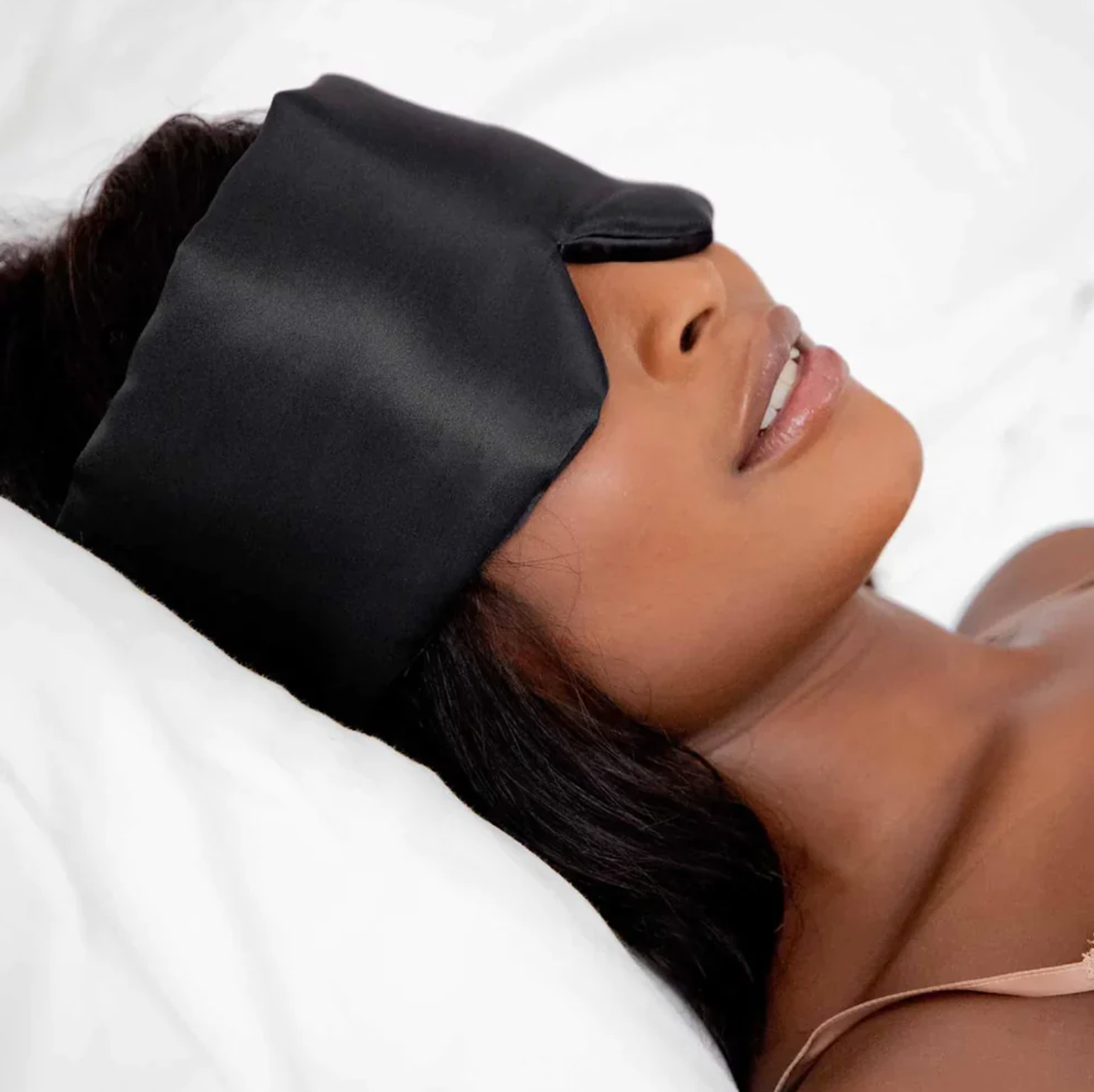 Masque de sommeil en soie naturelle