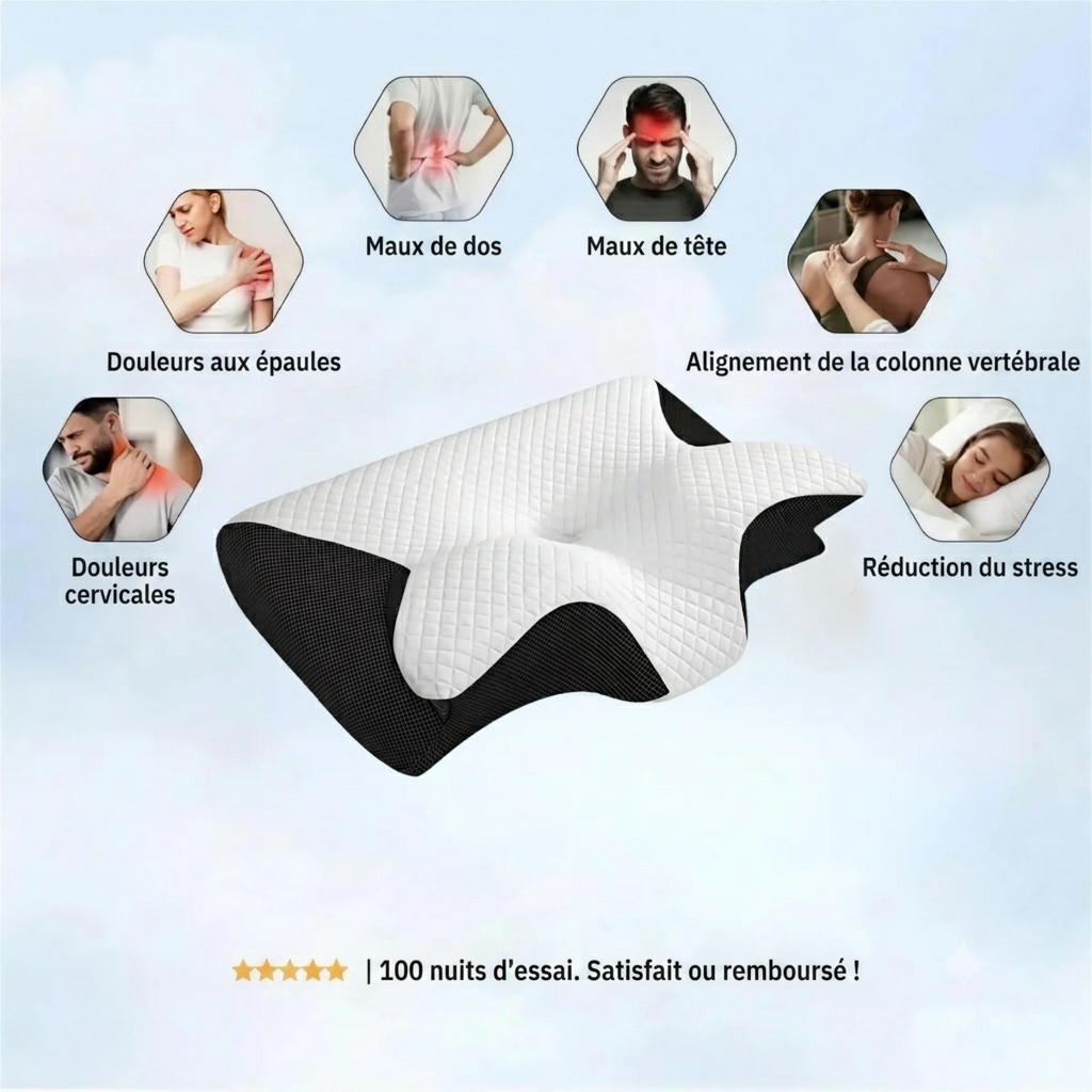 Lunava™ Oreiller Ergonomique 2.0