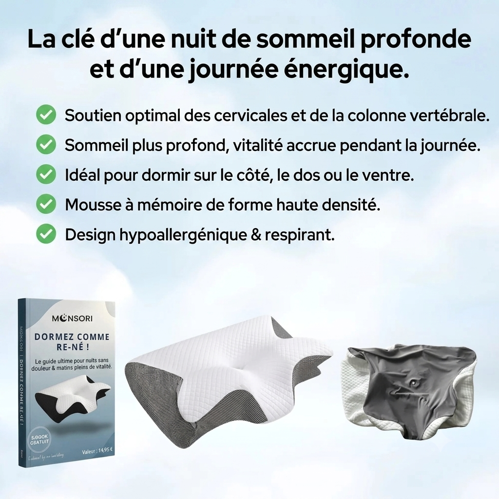 Lunava™ Oreiller Ergonomique 2.0