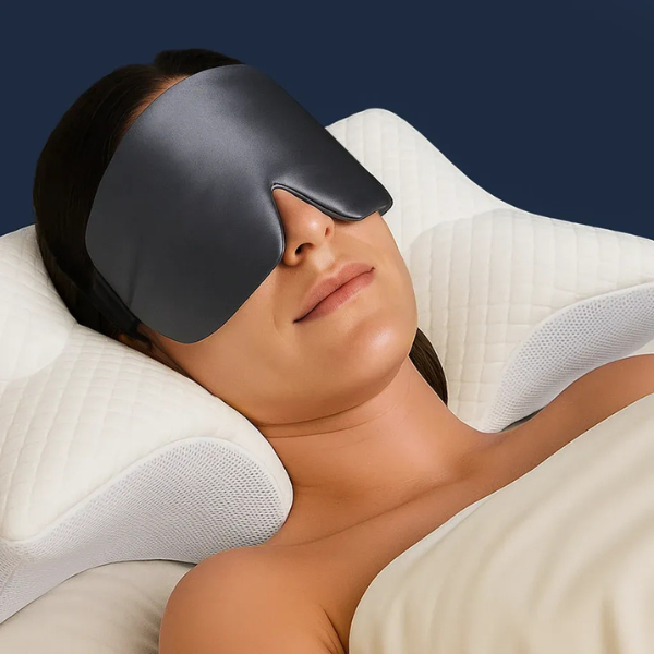 Masque de sommeil en soie naturelle