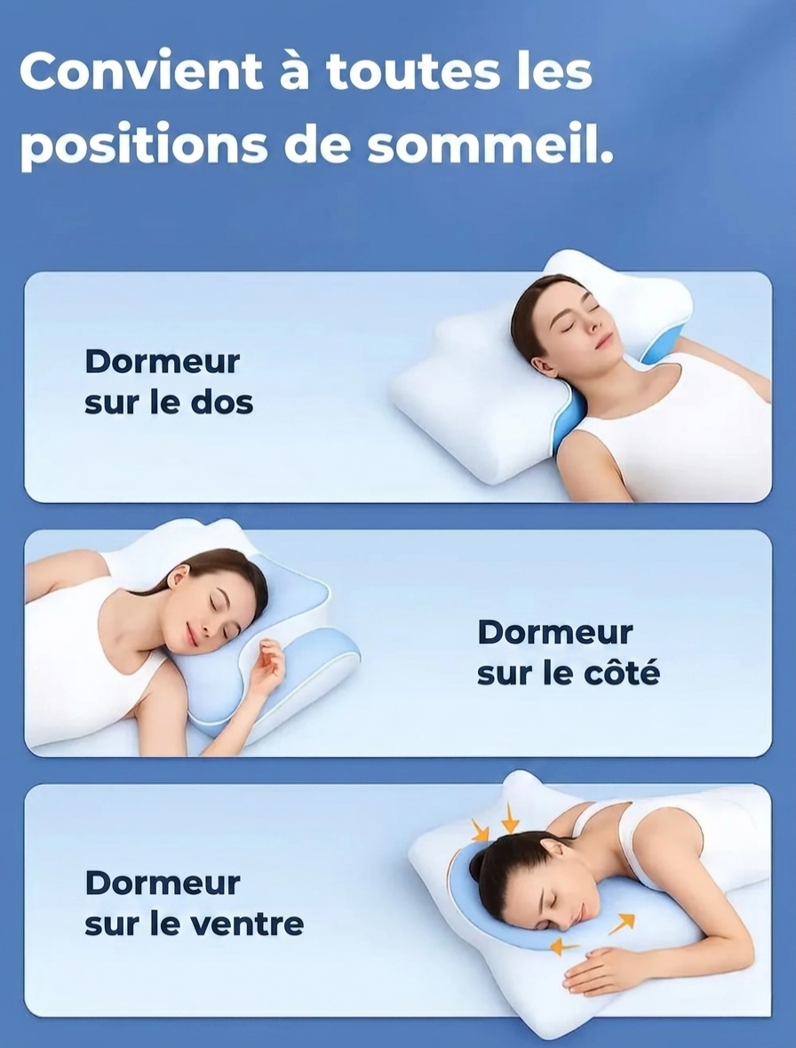 Lunava™ Oreiller Ergonomique