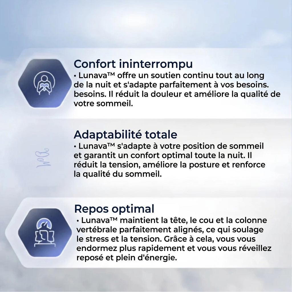 Lunava™ Oreiller Ergonomique 2.0