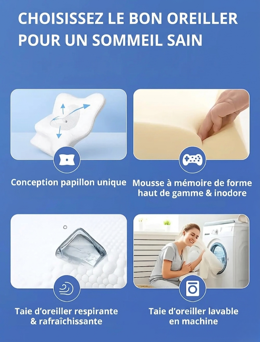 Lunava™ Oreiller Ergonomique