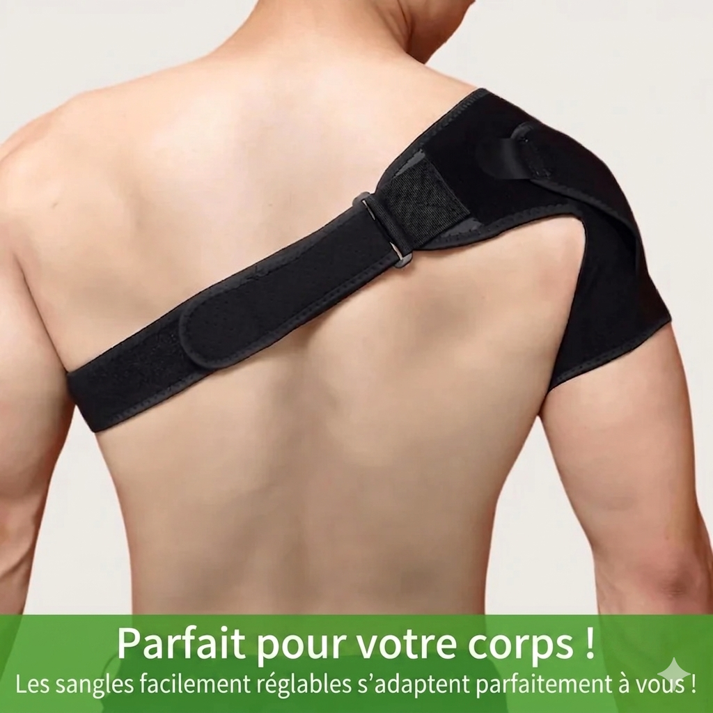 Scapulix™ – Support d'Épaule Ajustable pour un Soulagement Immédiat de la Douleur